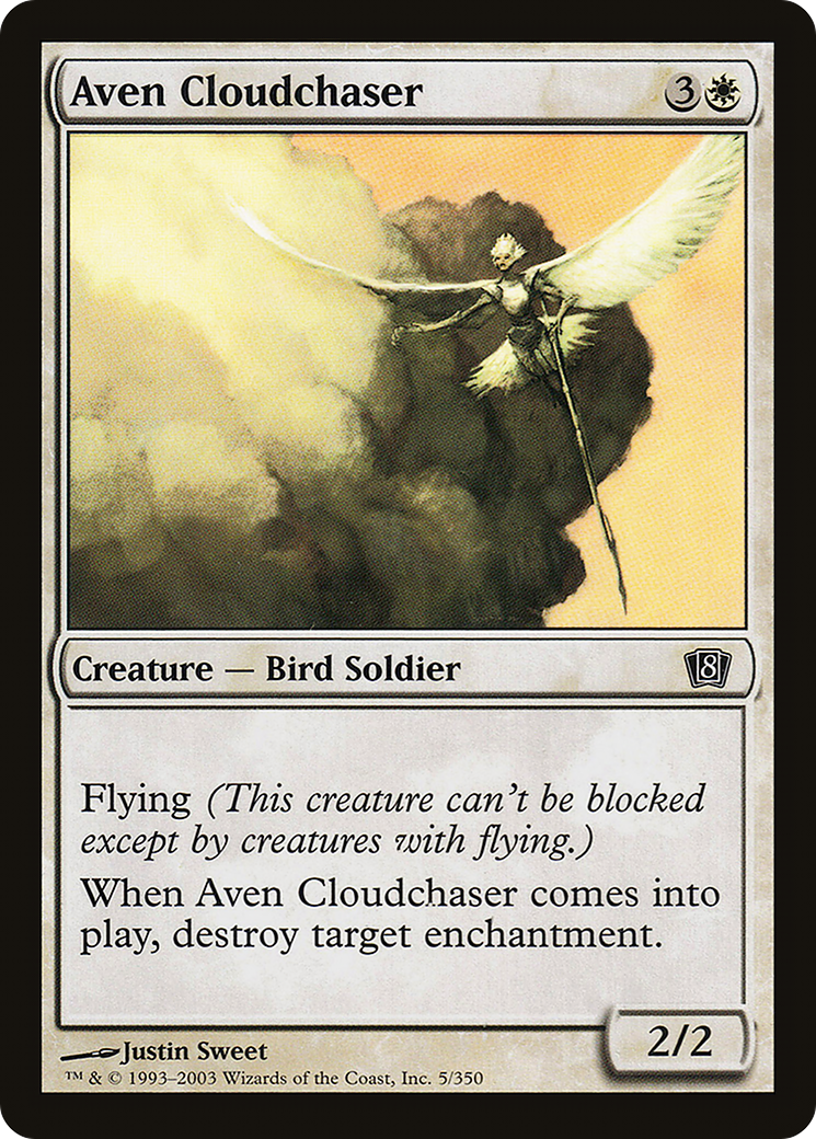 Aven Cloudchaser (8ED-05★) - Eighth Edition Foil - Premium MTG Single from Wizards of the Coast - Just $0.08! Shop now at Game Crave Tournament Store