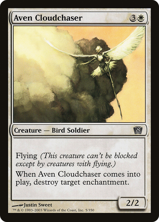 Aven Cloudchaser (8ED-05★) - Eighth Edition Foil - Premium MTG Single from Wizards of the Coast - Just $0.08! Shop now at Game Crave Tournament Store