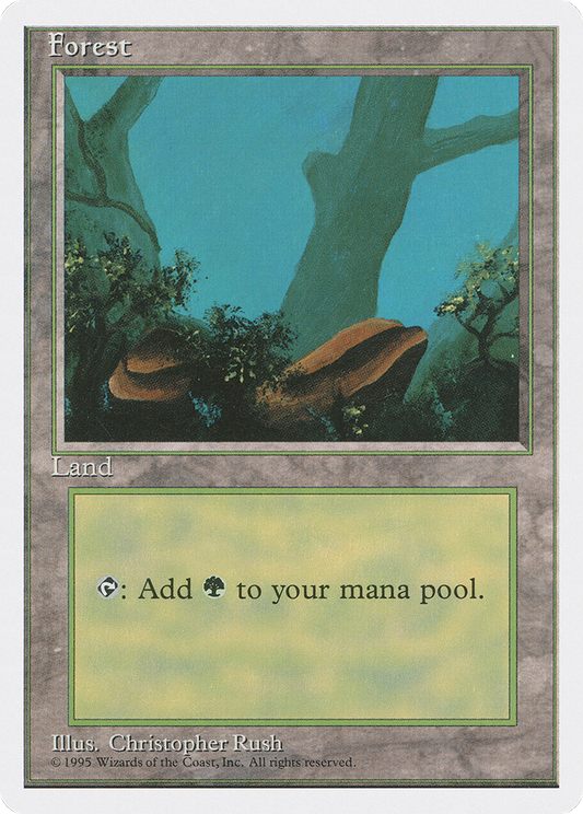 Forest (4ED-376) - Fourth Edition - Premium MTG Single from Wizards of the Coast - Just $0.51! Shop now at Game Crave Tournament Store