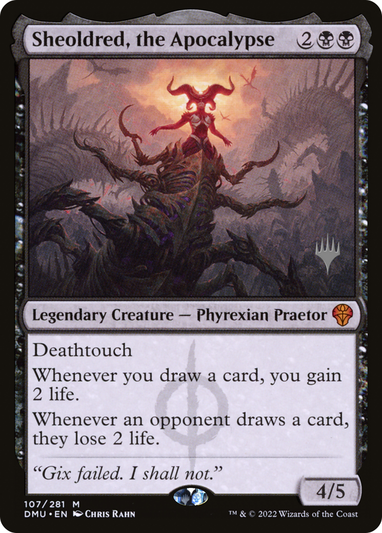 Sheoldred, the Apocalypse (PDMU-107P) - Dominaria United Promos - Premium MTG Single from Wizards of the Coast - Just $16.50! Shop now at Game Crave Tournament Store