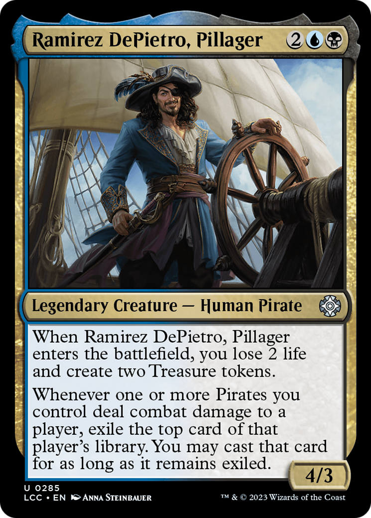 Ramirez DePietro, Pillager (LCC-285) - The Lost Caverns of Ixalan Commander - Premium MTG Single from Wizards of the Coast - Just $0.08! Shop now at Game Crave Tournament Store