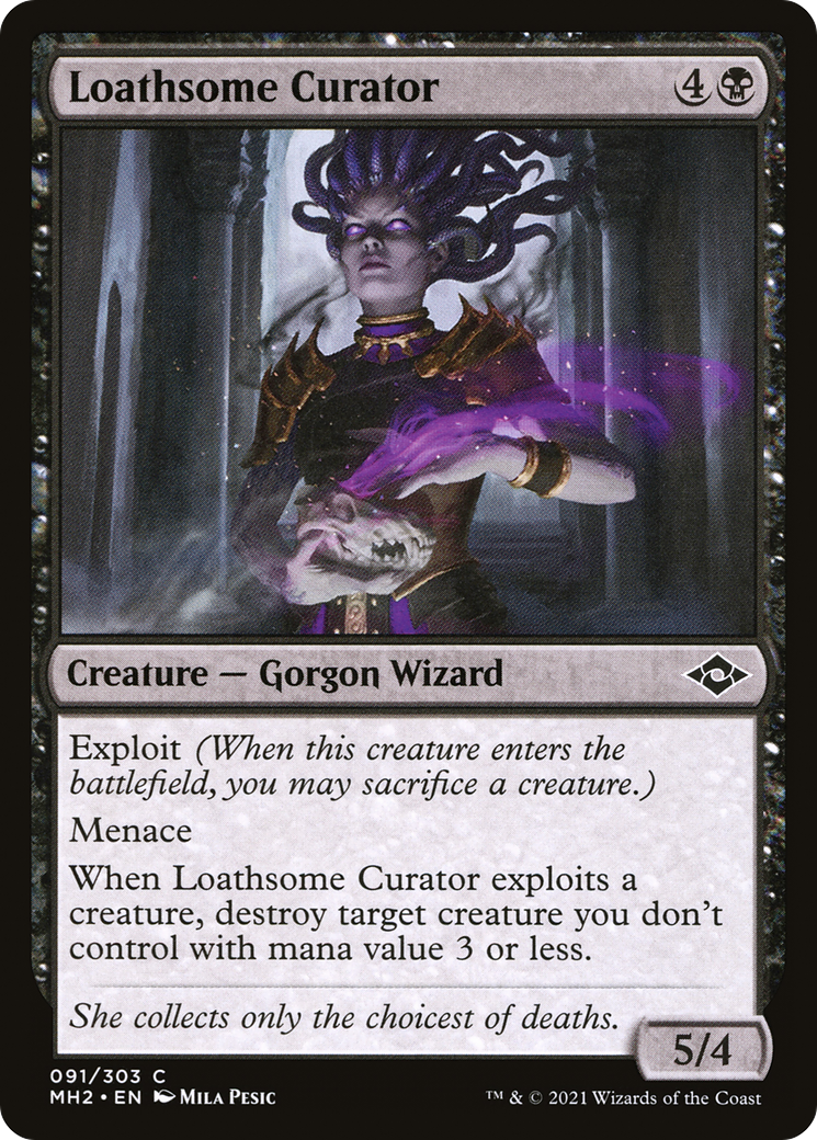 Loathsome Curator (MH2-091) - Modern Horizons 2 Foil - Premium MTG Single from Wizards of the Coast - Just $0.21! Shop now at Game Crave Tournament Store