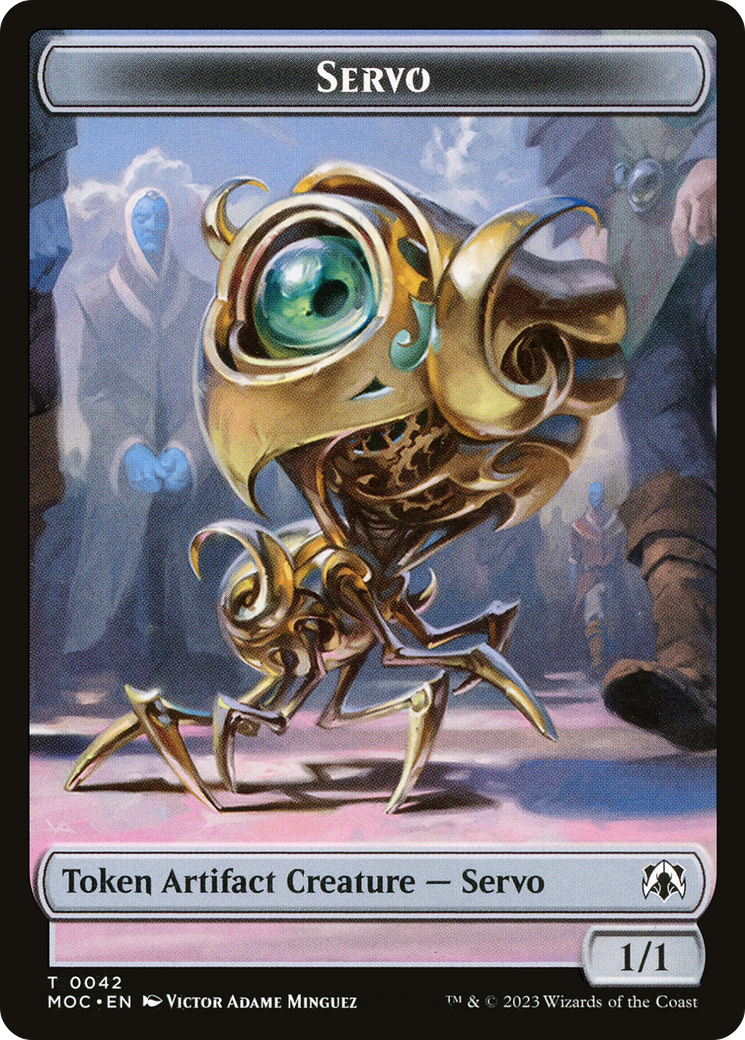 Servo (TMOC-042) - March of the Machine Commander Tokens - Premium MTG Single from Wizards of the Coast - Just $0! Shop now at Game Crave Tournament Store