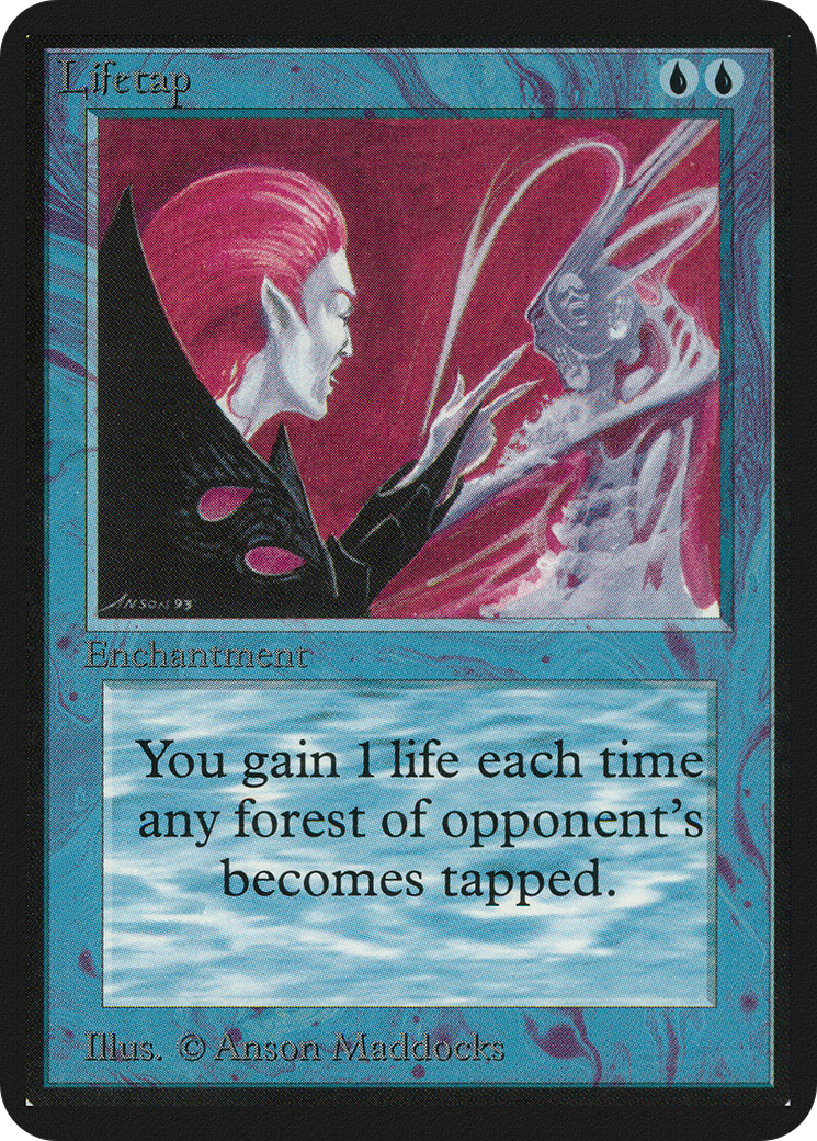 Lifetap (LEA-061) - Limited Edition Alpha - Premium MTG Single from Wizards of the Coast - Just $82.18! Shop now at Game Crave Tournament Store