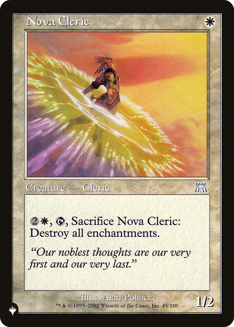 Nova Cleric (PLIST-747) - The List - Premium MTG Single from Wizards of the Coast - Just $0.08! Shop now at Game Crave Tournament Store