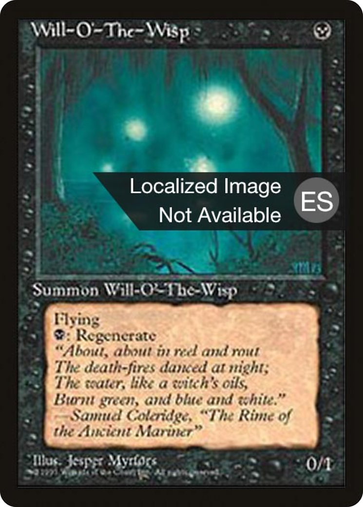 Will-o'-the-Wisp (4BB-171) - Fourth Edition Foreign Black Border - Premium MTG Single from Wizards of the Coast - Just $3.35! Shop now at Game Crave Tournament Store