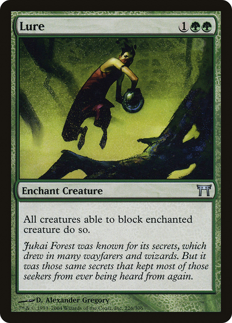 Lure (CHK-226) - Champions of Kamigawa Foil - Premium MTG Single from Wizards of the Coast - Just $0.25! Shop now at Game Crave Tournament Store