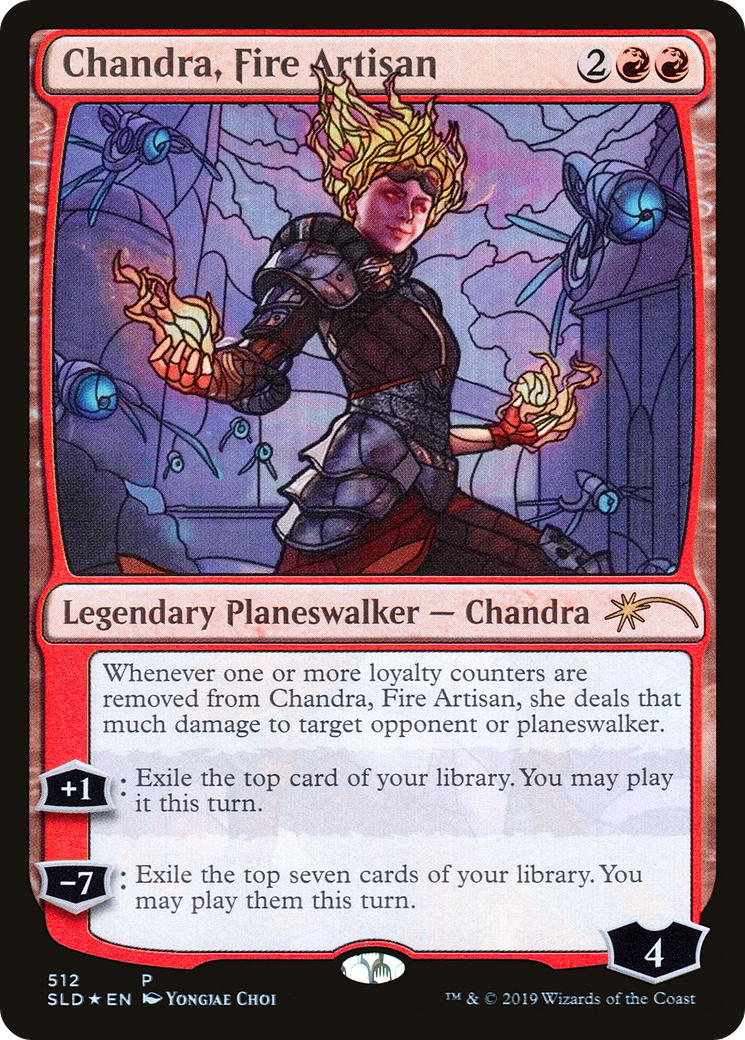 Chandra, Fire Artisan (SLD-512) - Secret Lair Drop Foil - Premium MTG Single from Wizards of the Coast - Just $0.58! Shop now at Game Crave Tournament Store