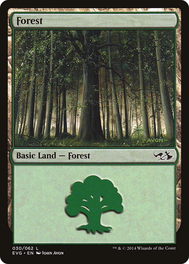 Forest (EVG-030) - Duel Decks Anthology: Elves vs. Goblins - Premium MTG Single from Wizards of the Coast - Just $0.11! Shop now at Game Crave Tournament Store