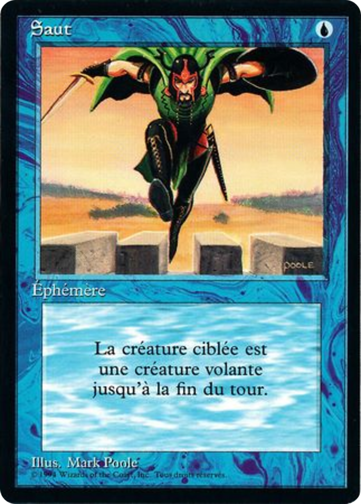 Jump (FBB-062) - Foreign Black Border - Premium MTG Single from Wizards of the Coast - Just $0! Shop now at Game Crave Tournament Store
