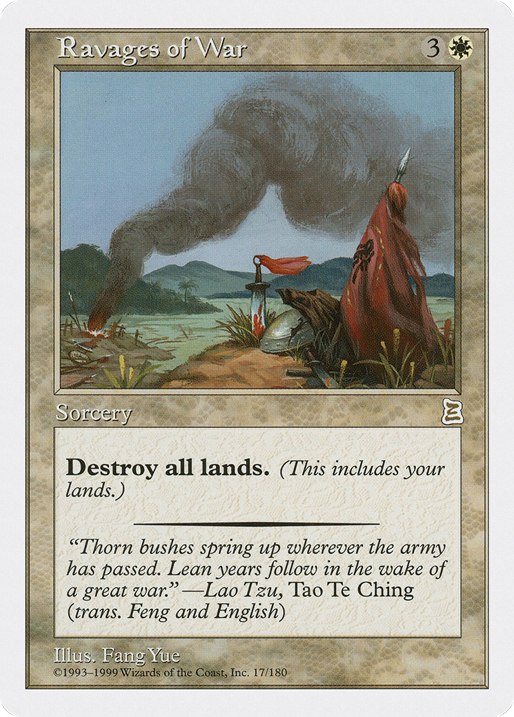 Ravages of War (PTK-017) - Portal Three Kingdoms - Premium MTG Single from Wizards of the Coast - Just $482.16! Shop now at Game Crave Tournament Store