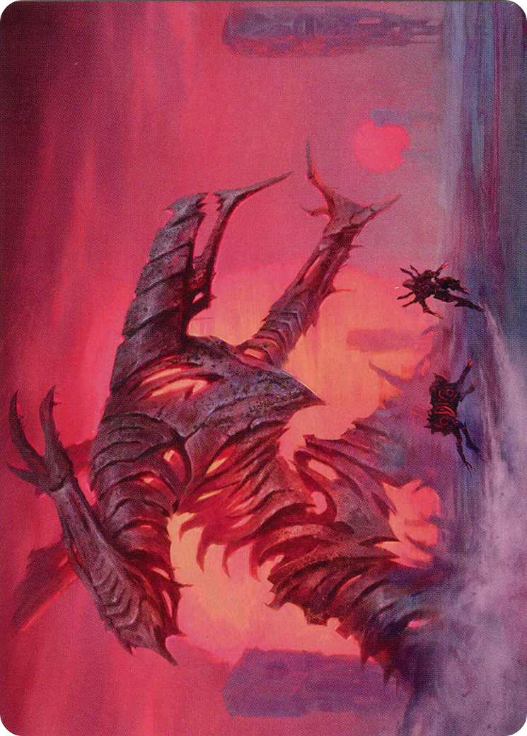 Red Sun's Twilight // Red Sun's Twilight (AONE-033) - Phyrexia: All Will Be One Art Series (Borderless) - Premium MTG Single from Wizards of the Coast - Just $0! Shop now at Game Crave Tournament Store