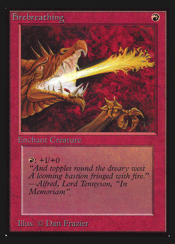 Firebreathing (CEI-151) - Intl. Collectors' Edition - Premium MTG Single from Wizards of the Coast - Just $0.40! Shop now at Game Crave Tournament Store