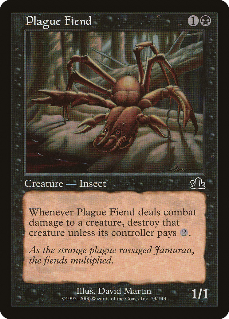 Plague Fiend (PCY-073) - Prophecy - Premium MTG Single from Wizards of the Coast - Just $0.08! Shop now at Game Crave Tournament Store
