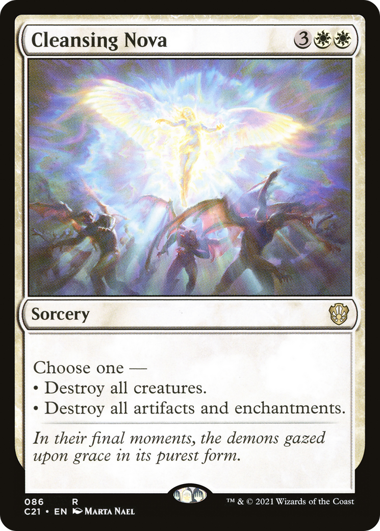 Cleansing Nova (C21-086) - Commander 2021 - Premium MTG Single from Wizards of the Coast - Just $0.14! Shop now at Game Crave Tournament Store
