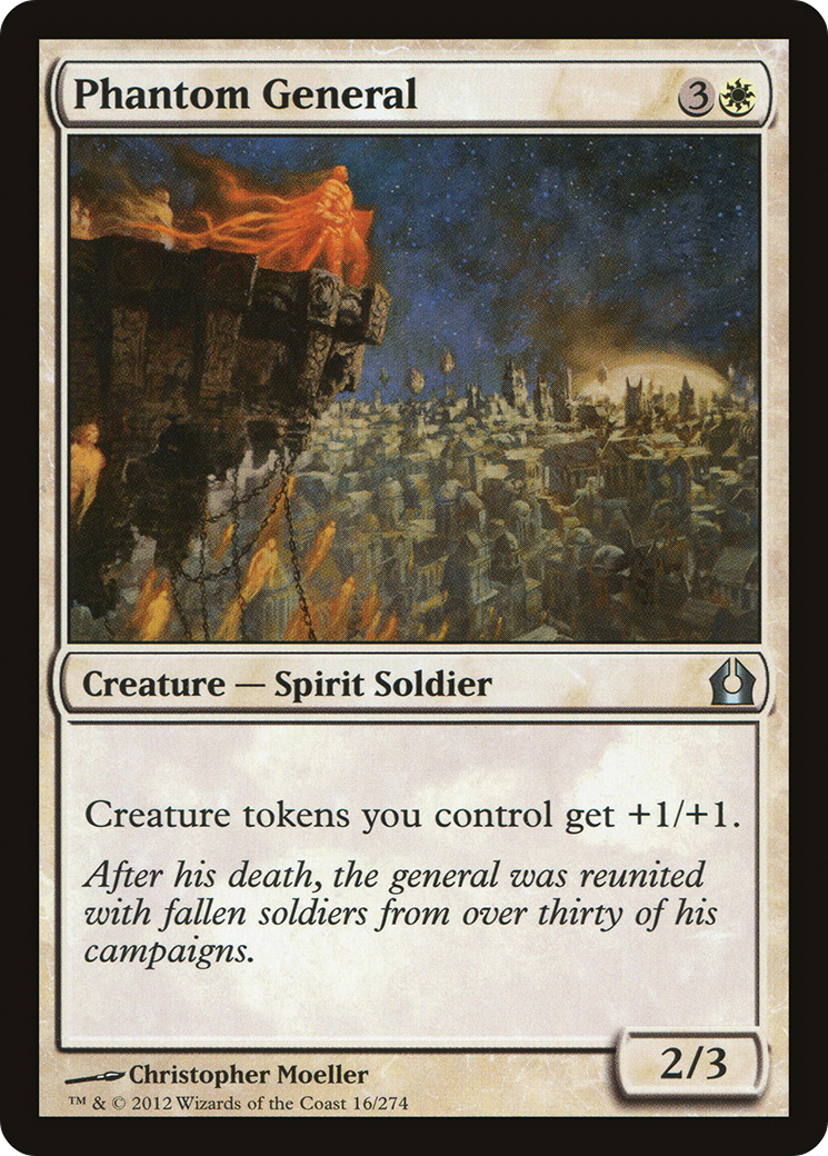 Phantom General (RTR-016) - Return to Ravnica Foil - Premium MTG Single from Wizards of the Coast - Just $0.10! Shop now at Game Crave Tournament Store
