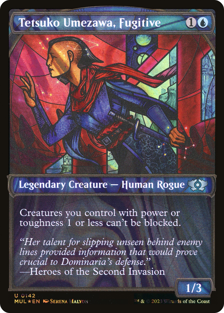 Tetsuko Umezawa, Fugitive (MUL-142) - Multiverse Legends: (Showcase) Foil - Premium MTG Single from Wizards of the Coast - Just $1.28! Shop now at Game Crave Tournament Store