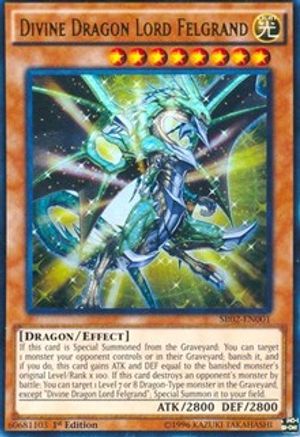 Divine Dragon Lord Felgrand (SR02-EN001) - Structure Deck: Rise of the True Dragons 1st Edition - Premium Yugioh Single from Konami - Just $0.40! Shop now at Game Crave Tournament Store