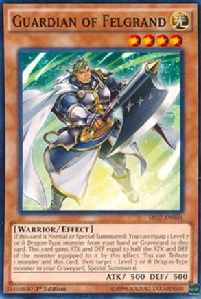 Guardian of Felgrand (SR02-EN004) - Structure Deck: Rise of the True Dragons 1st Edition - Premium Yugioh Single from Konami - Just $0.25! Shop now at Game Crave Tournament Store