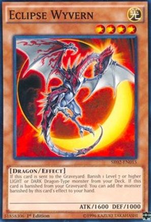 Eclipse Wyvern (SR02-EN015) - Structure Deck: Rise of the True Dragons 1st Edition - Premium Yugioh Single from Konami - Just $0.35! Shop now at Game Crave Tournament Store
