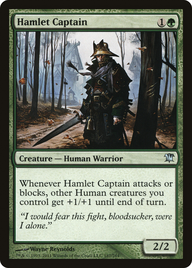 Hamlet Captain (ISD-187) - Innistrad - Premium MTG Single from Wizards of the Coast - Just $0.08! Shop now at Game Crave Tournament Store
