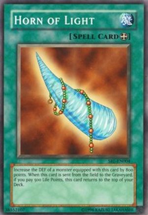 Horn of Light (SRL-004) - Spell Ruler Unlimited - Premium Yugioh Single from Konami - Just $0.25! Shop now at Game Crave Tournament Store
