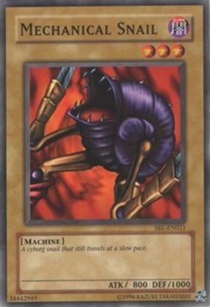 Mechanical Snail (SRL-021) - Spell Ruler Unlimited - Premium Yugioh Single from Konami - Just $0.25! Shop now at Game Crave Tournament Store