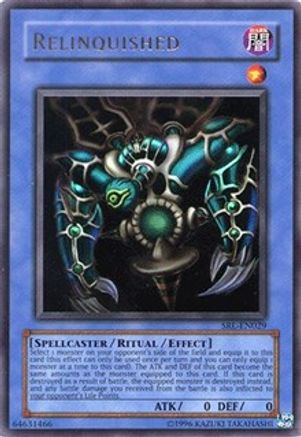 Relinquished (SRL-029) - Spell Ruler Unlimited - Premium Yugioh Single from Konami - Just $5.82! Shop now at Game Crave Tournament Store