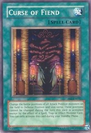 Curse of Fiend (SRL-032) - Spell Ruler Unlimited - Premium Yugioh Single from Konami - Just $0.26! Shop now at Game Crave Tournament Store