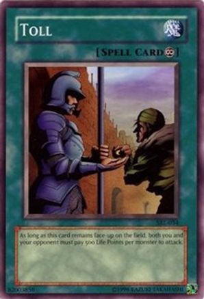 Toll (SRL-034) - Spell Ruler Unlimited - Premium Yugioh Single from Konami - Just $0.26! Shop now at Game Crave Tournament Store