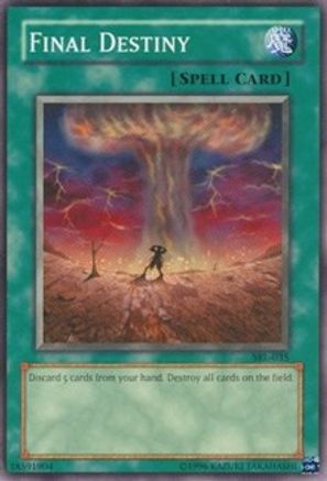 Final Destiny (SRL-035) - Spell Ruler Unlimited - Premium Yugioh Single from Konami - Just $0.25! Shop now at Game Crave Tournament Store