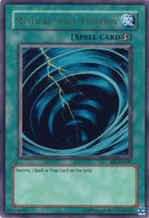 Mystical Space Typhoon (SRL-047) - Spell Ruler Unlimited - Premium Yugioh Single from Konami - Just $8.17! Shop now at Game Crave Tournament Store