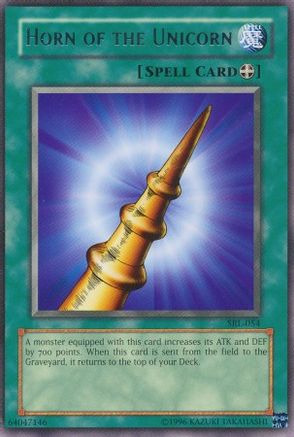 Horn of the Unicorn (SRL-054) - Spell Ruler Unlimited - Premium Yugioh Single from Konami - Just $0.25! Shop now at Game Crave Tournament Store