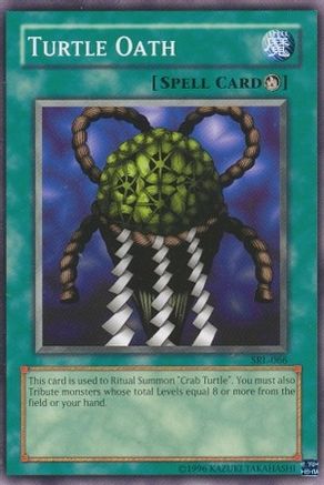 Turtle Oath (SRL-066) - Spell Ruler Unlimited - Premium Yugioh Single from Konami - Just $0.26! Shop now at Game Crave Tournament Store