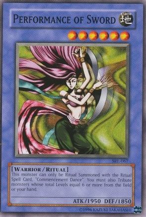 Performance of Sword (SRL-067) - Spell Ruler Unlimited - Premium Yugioh Single from Konami - Just $0.26! Shop now at Game Crave Tournament Store