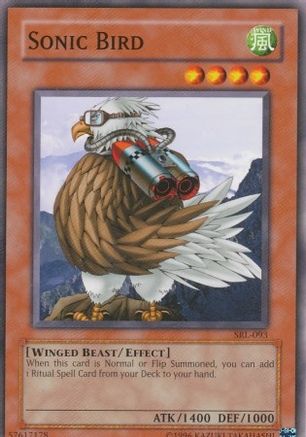 Sonic Bird (SRL-093) - Spell Ruler Unlimited - Premium Yugioh Single from Konami - Just $0.26! Shop now at Game Crave Tournament Store