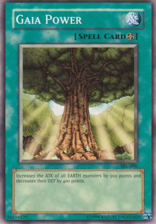 Gaia Power (SRL-096) - Spell Ruler Unlimited - Premium Yugioh Single from Konami - Just $0.35! Shop now at Game Crave Tournament Store