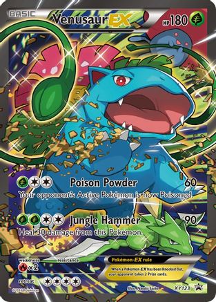 Venusaur-EX XY123/211 - XY Black Star Promos Holofoil - Premium Pokemon Single from Nintendo - Just $63.45! Shop now at Game Crave Tournament Store