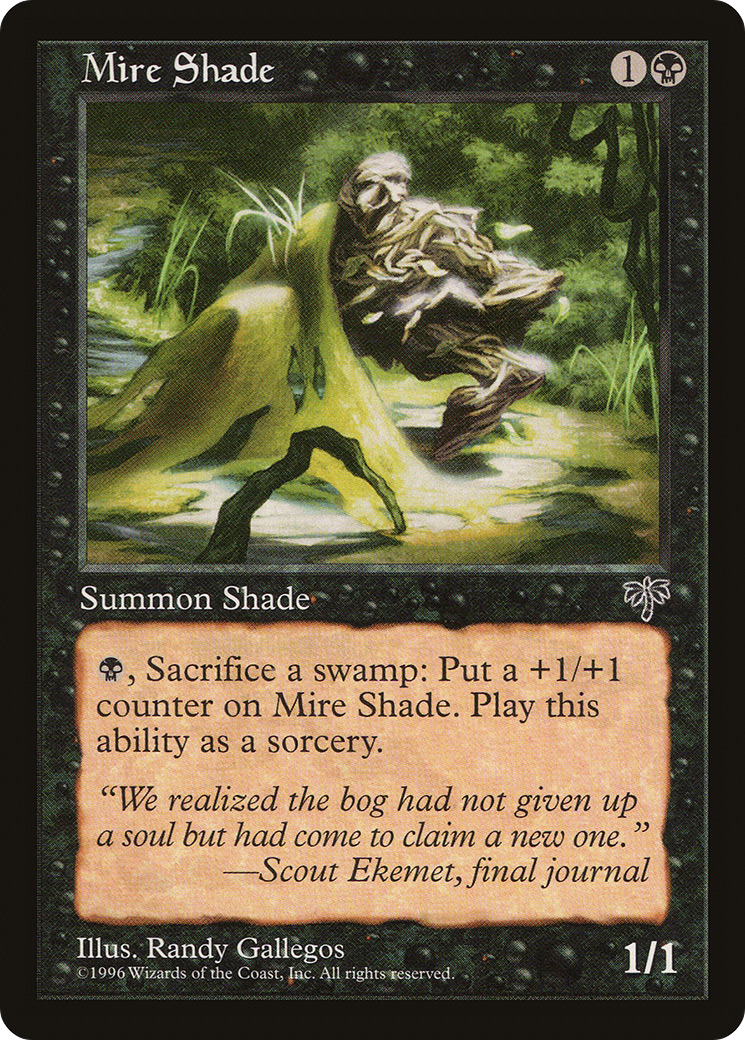 Mire Shade (MIR-131) - Mirage - Premium MTG Single from Wizards of the Coast - Just $0.25! Shop now at Game Crave Tournament Store