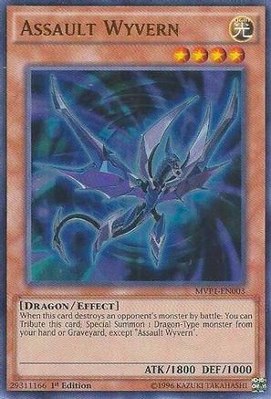 Assault Wyvern (MVP1-EN003) - The Dark Side of Dimensions Movie Pack Unlimited - Premium Yugioh Single from Konami - Just $0.10! Shop now at Game Crave Tournament Store