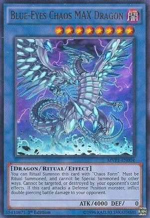 Blue-Eyes Chaos MAX Dragon (MVP1-EN004) - The Dark Side of Dimensions Movie Pack 1st Edition - Premium Yugioh Single from Konami - Just $4.06! Shop now at Game Crave Tournament Store