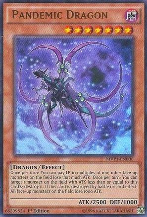 Pandemic Dragon (MVP1-EN006) - The Dark Side of Dimensions Movie Pack Unlimited - Premium Yugioh Single from Konami - Just $0.25! Shop now at Game Crave Tournament Store