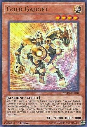 Gold Gadget (MVP1-EN018) - The Dark Side of Dimensions Movie Pack Unlimited - Premium Yugioh Single from Konami - Just $0.25! Shop now at Game Crave Tournament Store