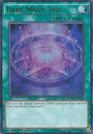 Dark Magic Veil (MVP1-EN019) - The Dark Side of Dimensions Movie Pack 1st Edition - Premium Yugioh Single from Konami - Just $0.50! Shop now at Game Crave Tournament Store