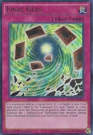 Final Geas (MVP1-EN029) - The Dark Side of Dimensions Movie Pack Unlimited - Premium Yugioh Single from Konami - Just $0.25! Shop now at Game Crave Tournament Store