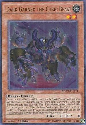 Dark Garnex the Cubic Beast (MVP1-EN033) - The Dark Side of Dimensions Movie Pack 1st Edition - Premium Yugioh Single from Konami - Just $0.25! Shop now at Game Crave Tournament Store
