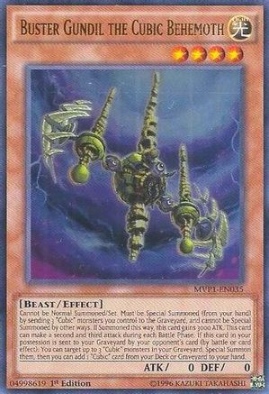 Buster Gundil the Cubic Behemoth (MVP1-EN035) - The Dark Side of Dimensions Movie Pack Unlimited - Premium Yugioh Single from Konami - Just $0.25! Shop now at Game Crave Tournament Store
