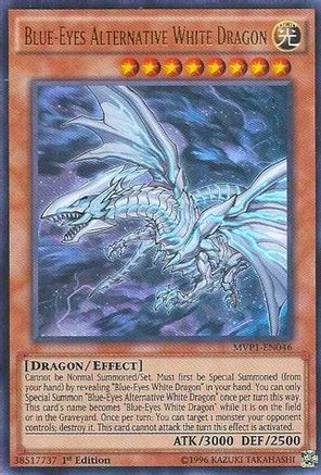 Blue-Eyes Alternative White Dragon (MVP1-EN046) - The Dark Side of Dimensions Movie Pack 1st Edition - Premium Yugioh Single from Konami - Just $1.60! Shop now at Game Crave Tournament Store