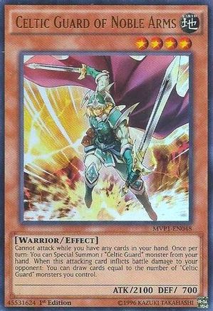 Celtic Guard of Noble Arms (MVP1-EN048) - The Dark Side of Dimensions Movie Pack Unlimited - Premium Yugioh Single from Konami - Just $0.25! Shop now at Game Crave Tournament Store