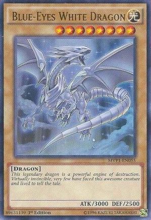 Blue-Eyes White Dragon (MVP1-EN055) - The Dark Side of Dimensions Movie Pack 1st Edition - Premium Yugioh Single from Konami - Just $4.28! Shop now at Game Crave Tournament Store